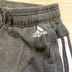 Grey adidas joggers womens size small